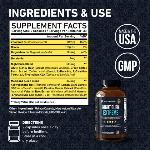 Night Burn Extreme - 60ct