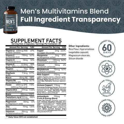 Vitality Formula Men's Multivitamin - 180ct